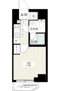 ラヴェニール横浜蒔田【4階】の間取り