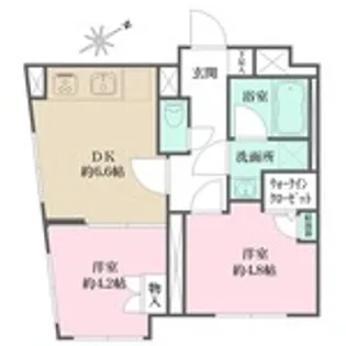 東京都品川区東大井4丁目【マンション】の間取り