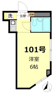 東京都大田区西糀谷1丁目【アパート】の間取り
