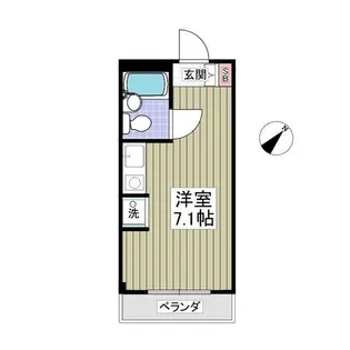 ハイライフ鶴見【3階】の間取り