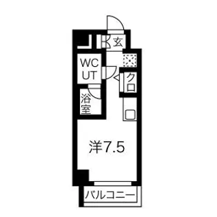 クラリッサ新綱島【5階】の間取り
