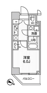 ALTERNA横濱阪東橋【9階】の間取り