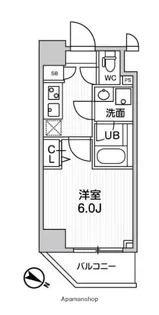 ALTERNA横濱阪東橋【5階】の間取り