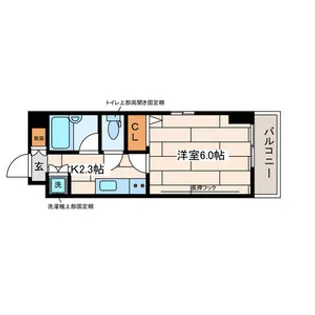 EXCELLIA 馬込【5階】の間取り