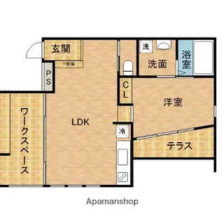 神奈川県横浜市港北区大倉山3丁目【マンション】の間取り