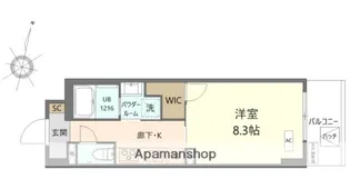 K.CURACION【5階】の間取り