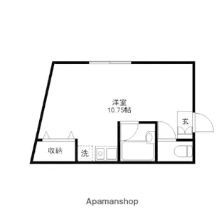 エミーナチェリー【1階】の間取り