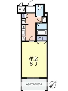 グランヴァンウエストヴィル町田【6階】の間取り