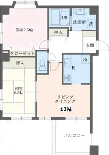プロシード藤沢鵠沼【5階】の間取り