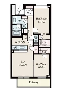 SーFORT横浜青葉台【5階】の間取り