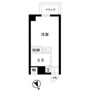 仲町台フェニックスコート【7階】の間取り