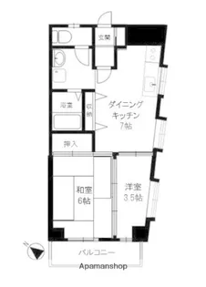 ラスター港南【2階】の間取り