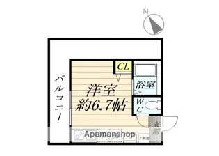 WEST LAGOON境之谷A棟【2階】の間取り
