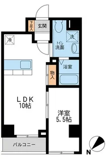 JMFレジデンス新横浜【6階】の間取り