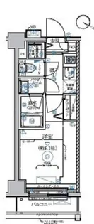 RELUXIA横濱吉野町【4階】の間取り
