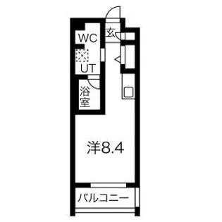 スパシエ大倉山【4階】の間取り
