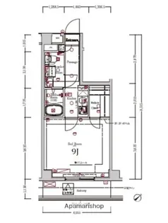 東京都大田区東六郷1丁目【マンション】の間取り