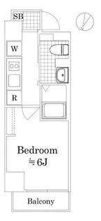 AZEST阪東橋【7階】の間取り