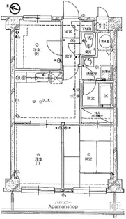 サンピア杉田【4階】の間取り