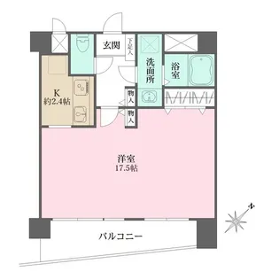 コスモリード雪が谷大塚【5階】の間取り