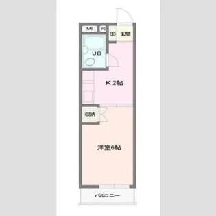 ストンリバー・マンション【2階】の間取り
