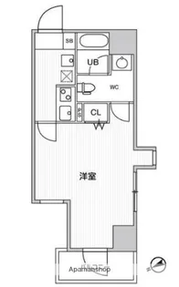 グラシアプレイス川崎駅前【9階】の間取り
