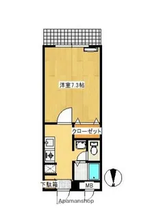 アメージング・エステート【1階】の間取り