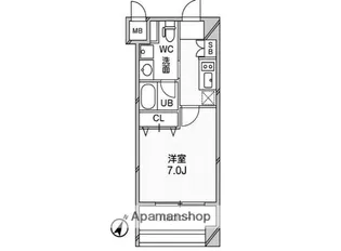 アーデン町田【7階】の間取り