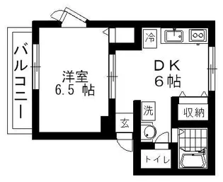 フューチャーサエキⅡ【201号室号室】の間取り