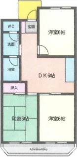 メゾン長井【3階】の間取り