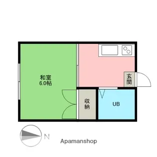 森川ハイツ【1階】の間取り