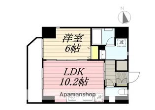 神奈川県藤沢市藤沢【マンション】の間取り