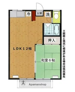 エステートピア湘南【1階】の間取り