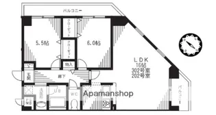HIGH GROUND MANSION【3階】の間取り