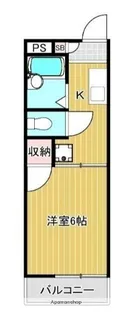 パルリバーサイドⅠ【3階】の間取り