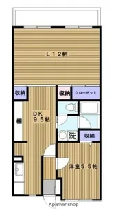サニーハウス松風【1階】の間取り