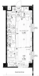 デュオステージ横濱赤門通り【2階】の間取り