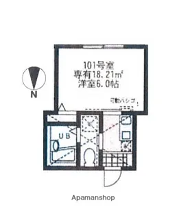 モンステラ妙蓮寺B【2階】の間取り