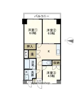 ロイアルハイツ戸塚【5階】の間取り