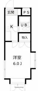 ジュネパレス平塚第18【3階】の間取り