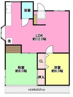 第1落合マンション【1階】の間取り