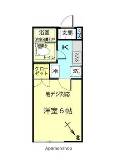 ジュネス上大岡【2階】の間取り