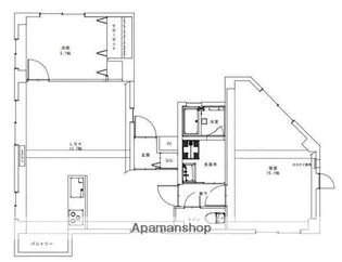 クローバーライフ藤沢【4階】の間取り