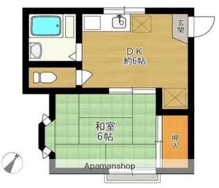 鵠沼レジデンス【1階】の間取り