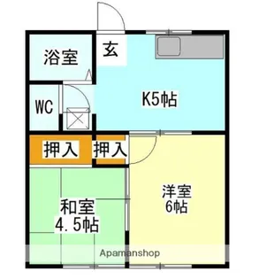 ドリームハイム【1階】の間取り