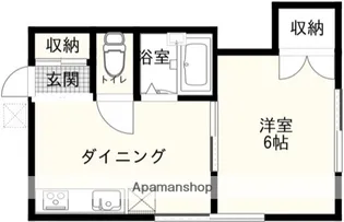 ハイツカワハラ【1階】の間取り