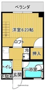 レジデンスSUZUKI【3階】の間取り