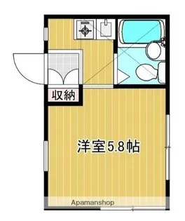 アメニティメイガク【1階】の間取り