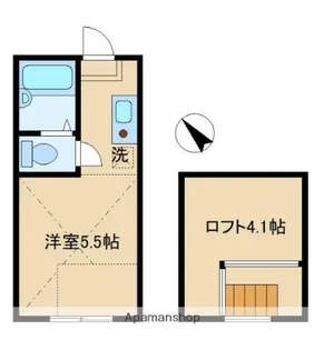 ベイルーム金沢八景【1階】の間取り