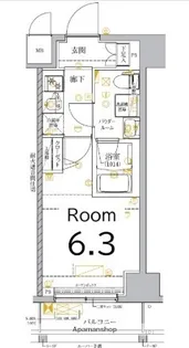 RELUXIA GRANDE横濱吉野町【9階】の間取り